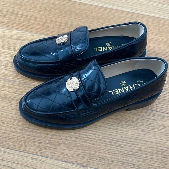 CHANEL COCO COIN LOAFERS